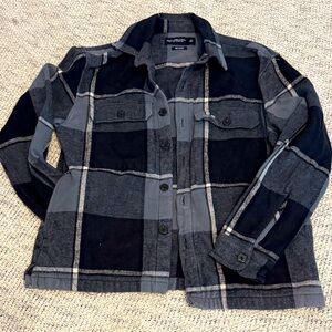 Abercrombie & Fitch Men’s Plaid Shacket – Soft A&F Collection – Size S